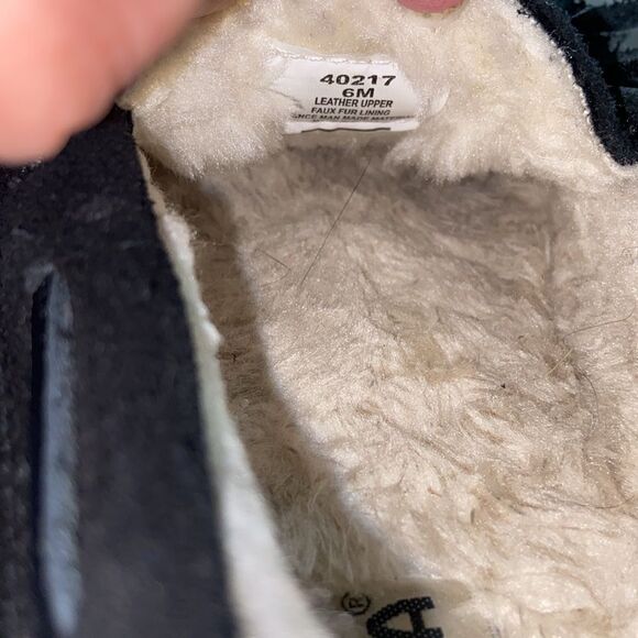 Minnetonka 40217 Leather Upper Suede Women’s Size 6M Black Moccasins - Picture 10 of 14